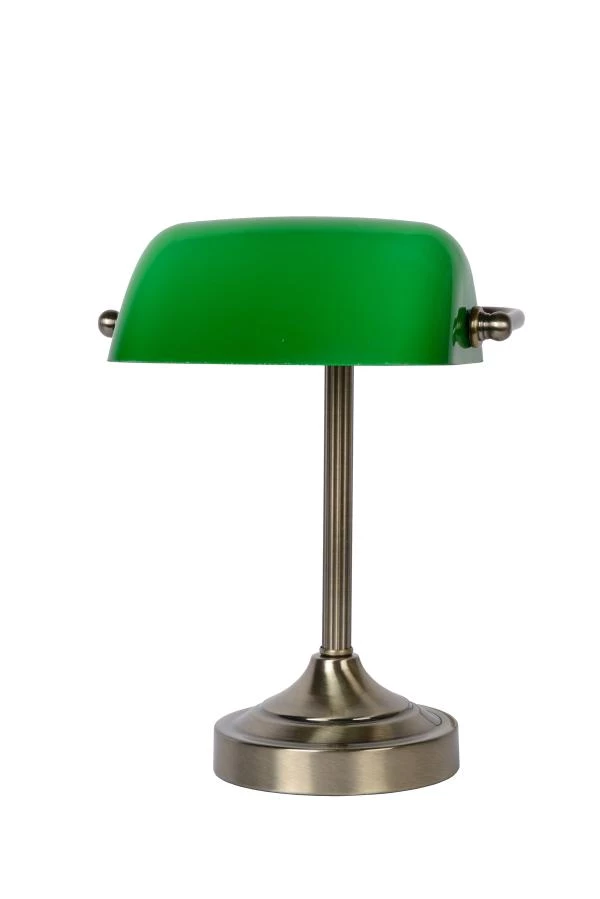 Lucide BANKER - Schreibtischlampe - 1xE14 - Bronzefarbe - ausgeschaltet